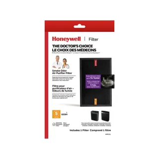 【限量福利品★美國Honeywell】強效淨味濾網 HRFSS1 煙霧專攻(適用 HPA5150 / HPA5250 / HPA5350)