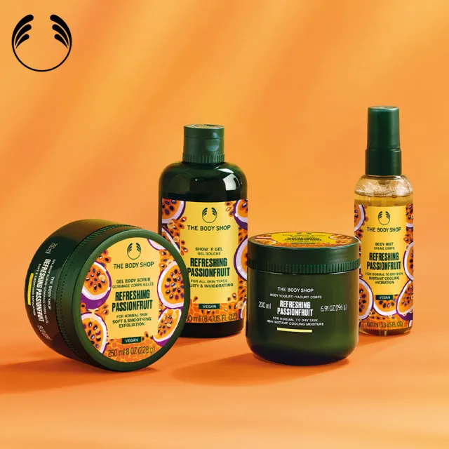 【THE BODY SHOP 美體小舖】沁漾百香果身體磨砂膏(250ML)