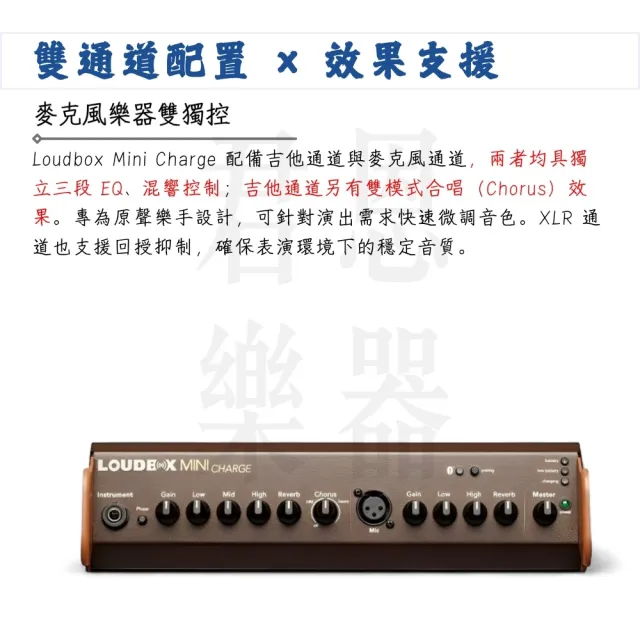 【FISHMAN】Loudbox Mini Charge 木吉他藍牙音箱 充電式／創新拾音技術(木吉他 音響 喇叭 前級 擴大機)