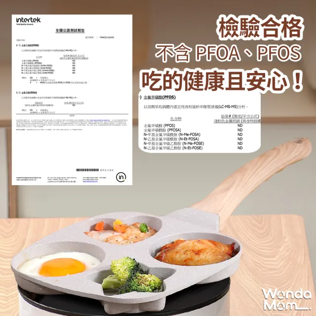 【JOJOGO 揪揪購】日月星辰煎鍋 鋁合金(麥飯石不沾鍋 煎鍋 早餐鍋 平底鍋 四格煎鍋)