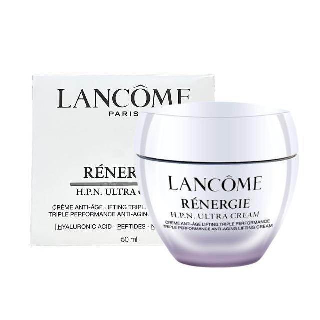 LANCOME蘭蔻超緊顏多肽抗痕霜，專為面部與眼部設計，富含多肽成分，有效改善肌膚紋路與鬆弛現象，提供強效保濕與抗老功效，適合所有膚質使用，為您帶來緊緻年輕的肌膚感受。