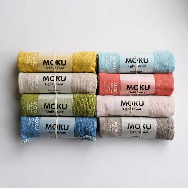 【KONTEX】原廠正貨 100%日本製 MOKU 系列輕薄透氣速乾吸水長毛巾 運動毛巾(健身/露營/旅行/超吸水力)