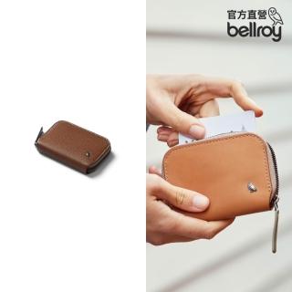 【Bellroy】官方直營 Folio Mini 真皮迷你拉鍊錢包 - RFID防盜(榛果棕/送禮)
