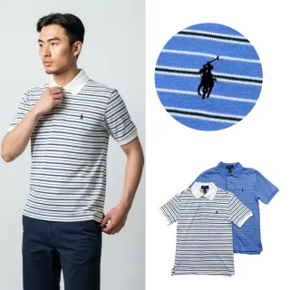 【RALPH LAUREN】條紋 polo衫 ralph lauren小馬polo青年版 馬球衫 拉夫勞倫 上衣 短袖(1518 HY5)