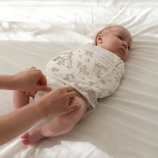 【Elava】韓國 嬰兒包屁式靜音肚圍包巾(多款可選)