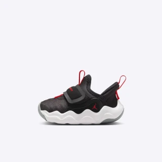 【NIKE 耐吉】Jordan 23/7.2 Easyon TD 小童 學步鞋 寶寶鞋 魔鬼氈 黑紅(HF3414-001)