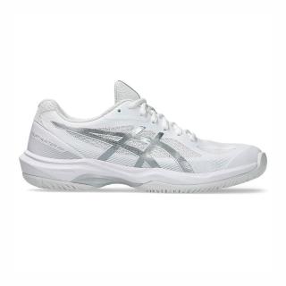 【asics 亞瑟士】Court Hunter Ff 女 羽球鞋 支撐 抗扭 瞬移 白 銀(1072A112-102)
