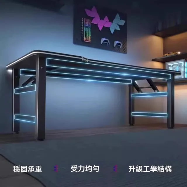 【匠俱】碳纖維折疊電競桌80*40*74CM(免安裝/碳纖維桌面/加固桌腿 折疊桌 電腦桌 電競桌 辦公桌 學習桌)