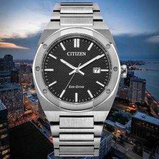 【CITIZEN 星辰】GENTS 霸氣型格大三針光動能男錶/40mm 父親節 (BM7660-54E)