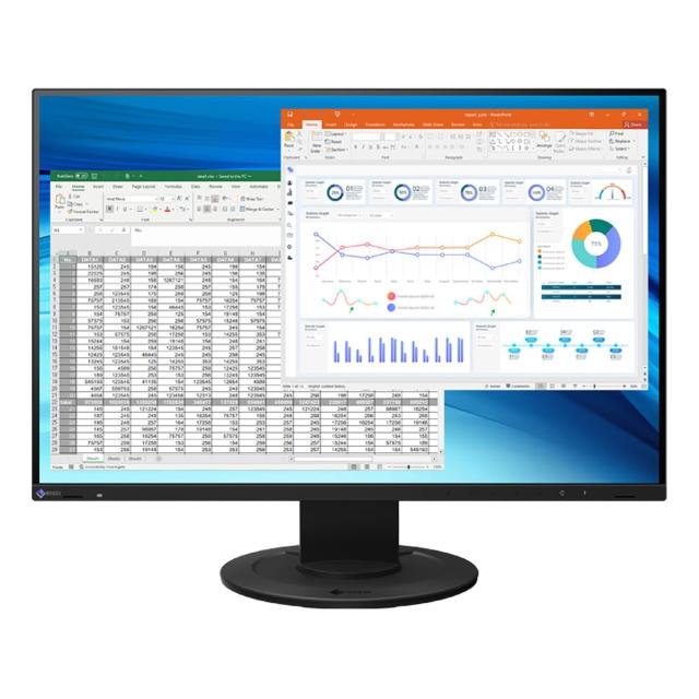 【EIZO】FlexScan EV2410R 黑色 24.1型 IPS 1920x1200 16:10(內建喇叭/可旋轉/可壁掛)