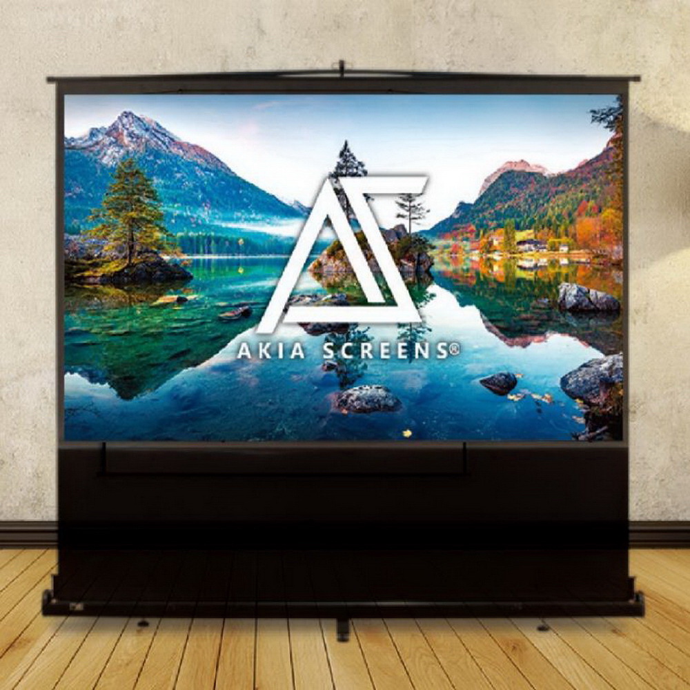 簡易伸縮式支撐桿廣視角設計，便於兩旁觀賞投影布幕布幕材質：MaxWhite白塑布Akia Screens 100吋 16:9 可攜式彈簧地拉幕 AK-F100H - 90吋-100吋布幕, 簡易伸縮式支撐桿 廣視角設計，便於兩旁觀賞投影布幕 布幕材質：MaxWhite白塑布, 找Akia Screens 100吋 16:9 可攜式彈簧地拉幕 AK-F100H推薦就來