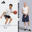 【adidas 愛迪達】快乾涼感舒適運動休閒短褲(百搭 經典 五分褲 抑菌 輕量 吸濕快乾  透氣)