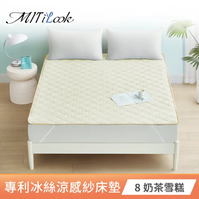 【MIT iLook】專利冰霧極凍涼感冰冰防護保潔墊(單/雙-多款選/Q-MAX值0.46/冰涼/涼墊/冰絲墊/涼夏)