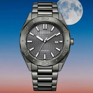 【CITIZEN 星辰】GENTS 八角霸氣型格大三針光動能男錶/41mm 父親節 (BM7637-81H)