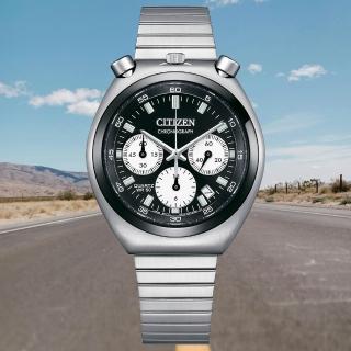 【CITIZEN 星辰】Chronograph Tsuno Chrono 限定款三眼計時男錶/38mm 父親節 (AN3660-81E)