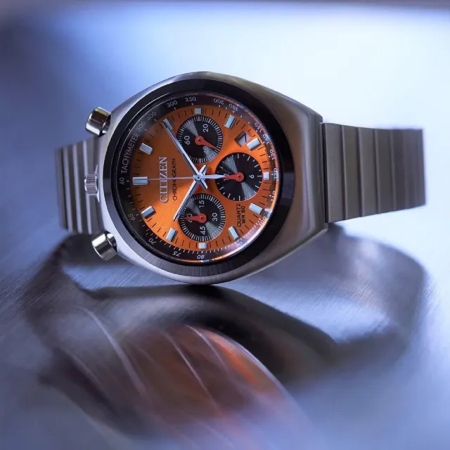 【CITIZEN 星辰】Chronograph Tsuno Chrono 限定款三眼計時男錶/38mm 雙11 (AN3660-81X)