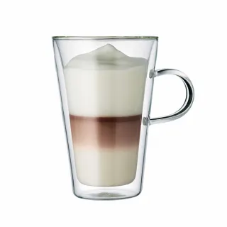 【Bodum】CANTEEN 雙層玻璃馬克杯2入組(400cc)