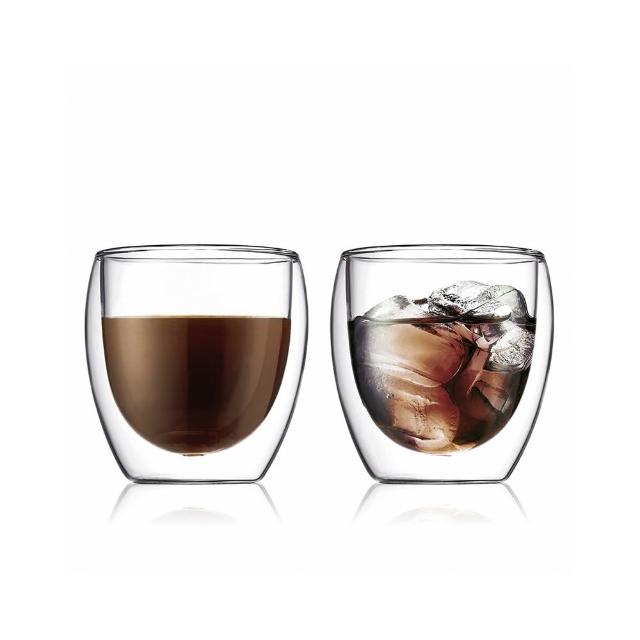 【Bodum】PAVINA 雙層玻璃杯2入組(250cc)