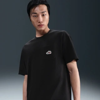 【NIKE 耐吉】短袖上衣 運動 休閒 男 AS M NSW TEE ACCS PATCH CNCT F 黑色(HQ9243010)