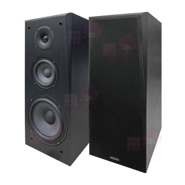  KS-80 黑木紋多用途喇叭，適用於卡拉OK與家庭劇院，一對設計，最大功率達300W，音質清晰，風格簡約大方，適合擺放於書桌或室內多用途使用。 