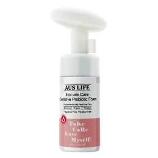 【AUS LIFE 澳思萊】蔓越莓厚乳酸淨敷泡泡110ml(私密處清潔慕絲、舒緩保濕、香氛修護)