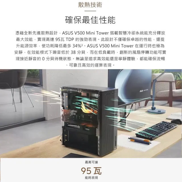 【ASUS 華碩】Office2024組★i3六核文書電腦(i3-1315U/8G/512G SSD/W11/H-V500MV)