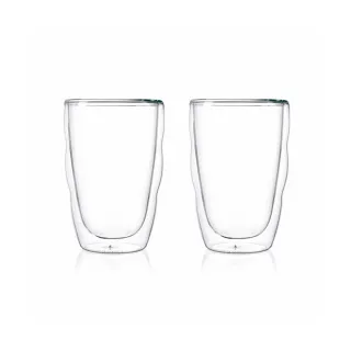 【Bodum】PILATUS 雙層玻璃杯2入組(350cc)