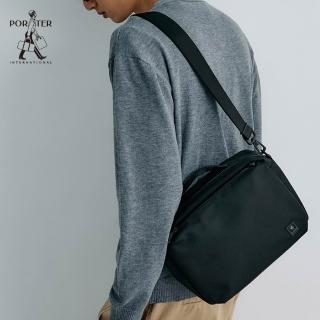 【PORTER INTERNATIONAL】高效有序NOMAD斜揹包-L(黑)