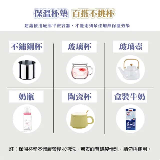 【TAI LI 太力】星球陶瓷杯＋USB保溫杯墊套組(精美禮盒包裝 交換禮物)