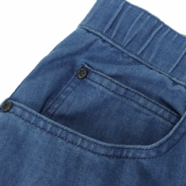 【CONVERSE】COOL MAX DENIM SHORT DENIM BLUE 短褲 男褲 藍色(MCH632-UHA)