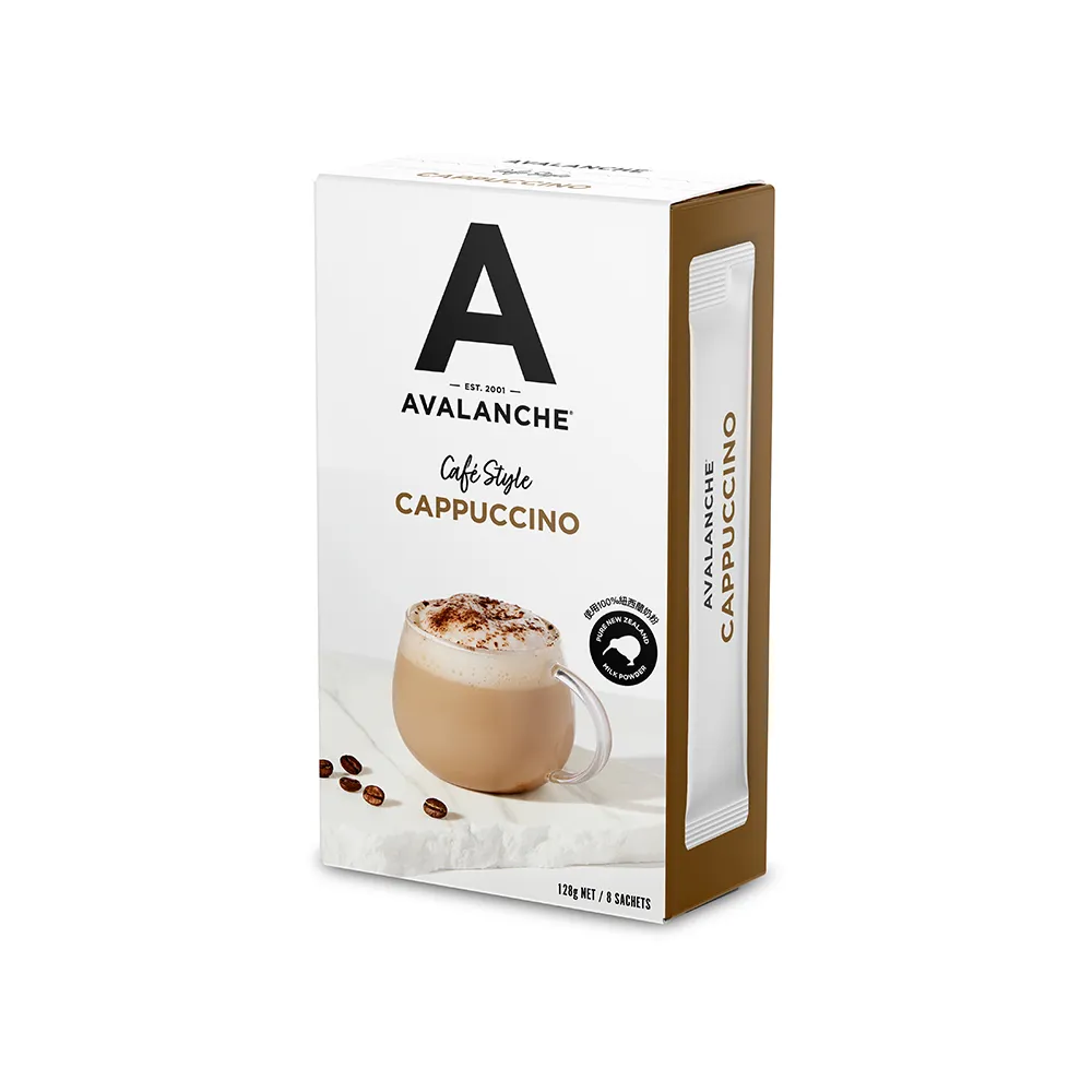 Avalanche】卡布奇諾即溶咖啡128g(8包) - momo購物網- 好評推薦-2026年1月