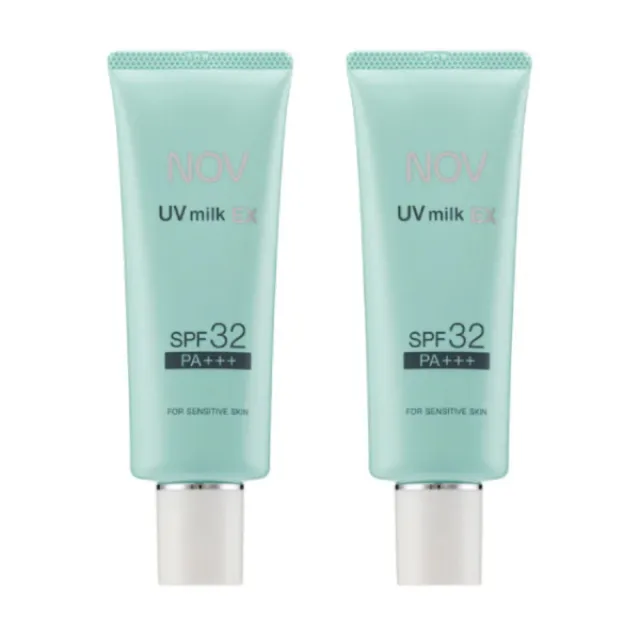 【NOV 娜芙】防曬水凝乳SPF32 PA+++增量瓶(二入組)