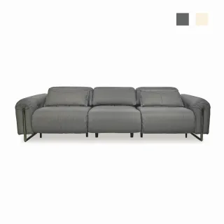 【橙家居·家具】/預購/安德森電動沙發牛皮款藍灰色TSA-2A13(預購品 皮沙發 功能沙發 電動沙發)