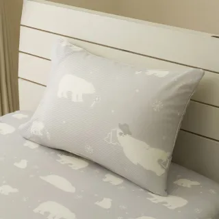 【NITORI 宜得利家居】接觸涼感 枕套 N COOL BEAR D2502 50×70 白熊(接觸涼感 涼感 N COOL 枕套)