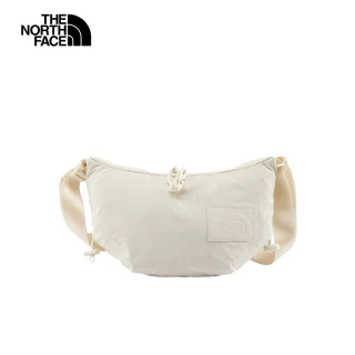 【The North Face 官方旗艦】北面男女款米白色休閒單肩包｜81DSQLI(斜背包)