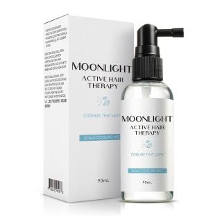 【Moonlight 莯光】進階版頭皮清新淨涼噴霧 90mL(一噴瞬間 頭皮輕盈呼吸)