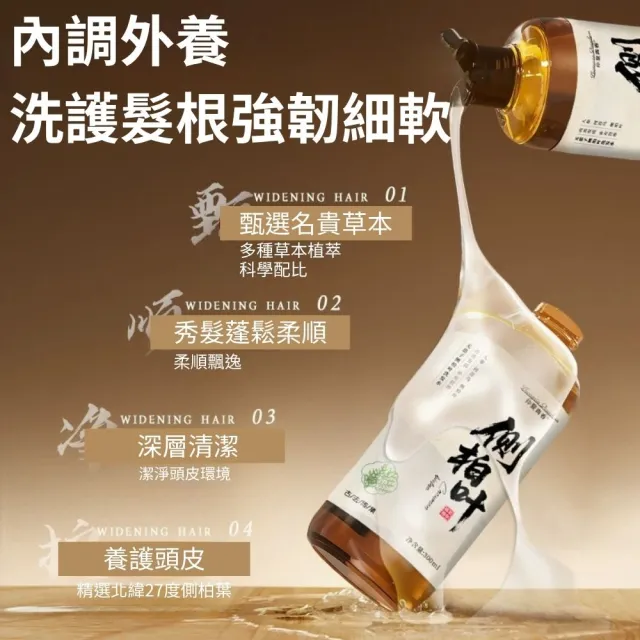 仲夏青春無患子側柏葉洗髮精300ml 2入組(輕盈蓬鬆 自然亮澤 秀髮絲滑 呵護髮絲)