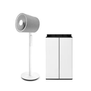 【Stadler Form】12L 空氣清淨機 乾衣除濕機 Lukas + 3D循環扇 Simon(低噪音/空氣循環/調節濕度/歐系/涼夏)