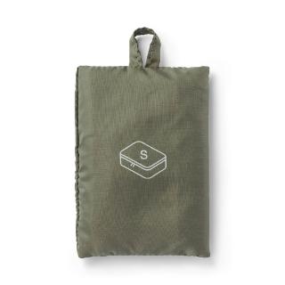 【MUJI 無印良品】聚酯纖維可折疊分類收納袋 約20×26×10cm/S(卡其/粉紅)