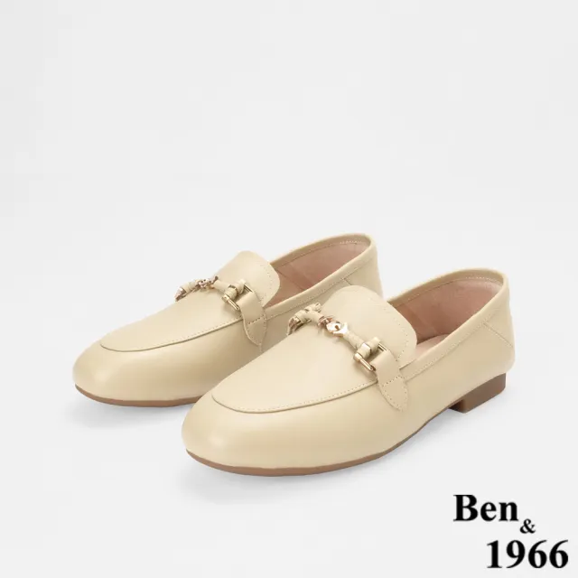 【Ben&1966】Ben&1966高級頭層牛皮舒適經典平底樂福鞋-25652