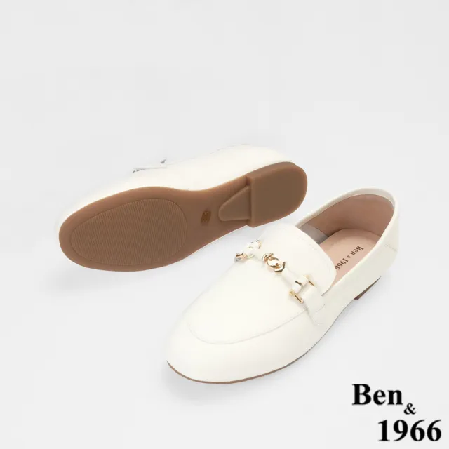 【Ben&1966】Ben&1966高級頭層牛皮舒適經典平底樂福鞋-25652