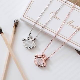 【Porabella】925純銀鋯石項鍊 夢幻水晶球項鍊 鈴鐺項鍊 小眾ins百搭飾品項鍊 生日禮物 Necklace