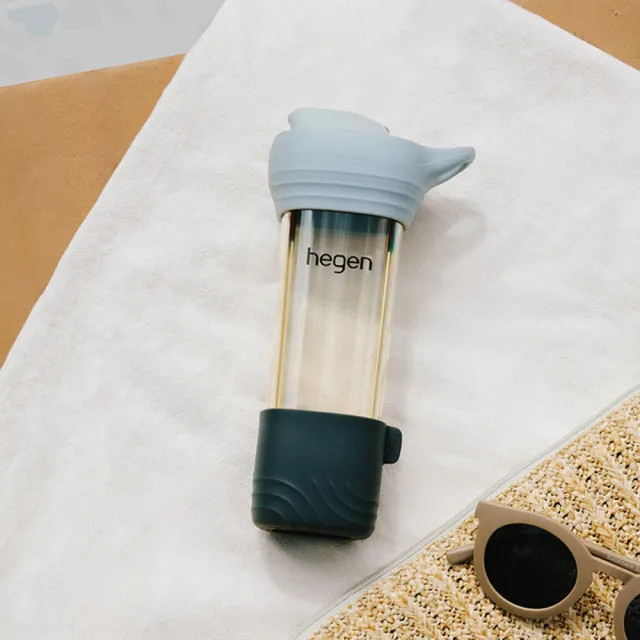 【hegen】Lifestyle｜PPSU 隨行輕量水瓶 450ml - 巴黎灰(水瓶/母嬰用品/健身/蛋白飲/兒童水杯)