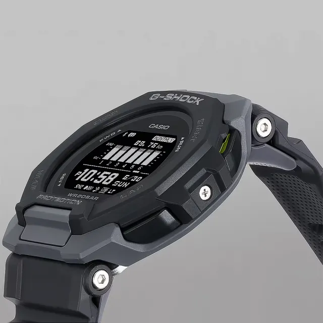 【CASIO 卡西歐】G-SHOCK G-SQUAD 訓練計畫 GPS多功能運動藍芽手錶 送禮 禮物 推薦(GBD-300-1)