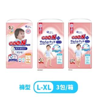 【GOO.N】日本大王 柔觸肌褲型 紙尿褲/尿布 L-XL 箱購(日本境內版)