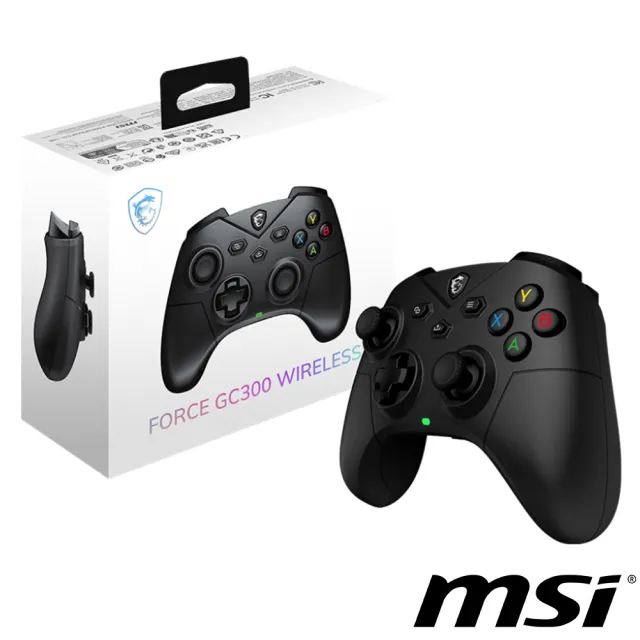 【MSI 微星】兩入組★FORCE GC300 WIRELESS 遊戲手把控制器