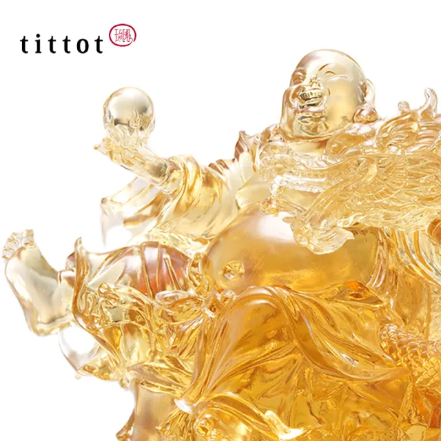 【tittot 琉園】龍乘喜躍_擺飾(送禮/琉璃/禮物/玻璃/水晶/藝術品/擺飾/禮贈/企業/)