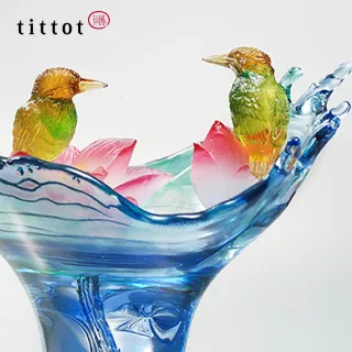 tittot 琉園】極致高昂(適合各式送禮、藝品欣賞、琉璃作品、水晶玻璃品