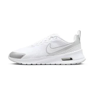 【NIKE 耐吉】Air Max Nuaxis 女鞋 白銀色 運動 休閒 氣墊 緩震 基本款 慢跑鞋 HF1233-101