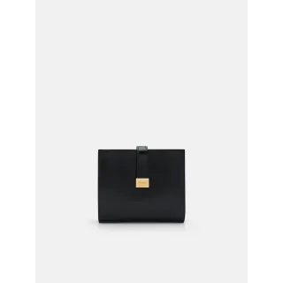 【PEDRO】壓花皮革微形錢包-灰褐色/黑色(小CK集團品牌 官方直營)